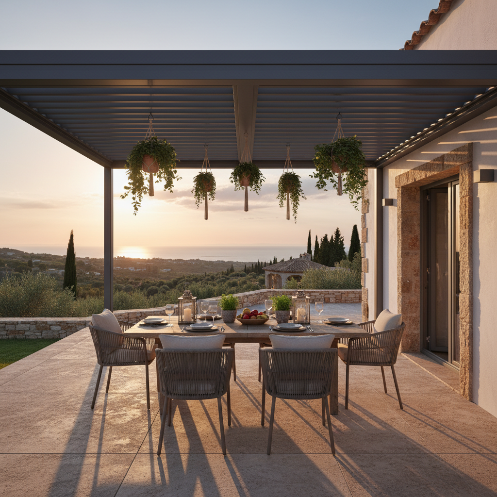 Pergola bioclimatique Vari Luca